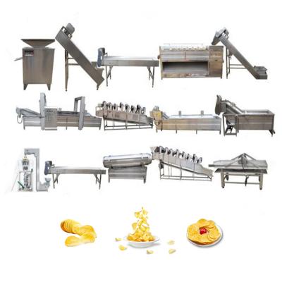 China Full Automatic Vegetable Processing Plant Potato Chips Manufacturing Equipment French Fries Machine Equipment Price for sale