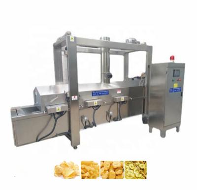 China Hotels Corn Nut Frying Machine Frying Machine For Snacks Automatic Continuous Frying Machine for sale