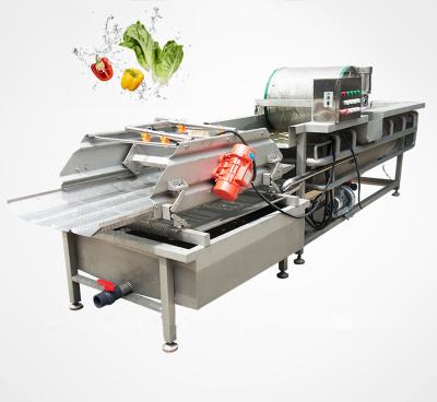 China Fruit Processing Plant Root Vegetable Washing Machine Bubble Vegetable Washing Machine Manufacturer for sale