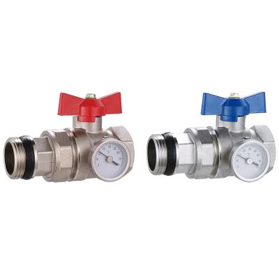 China HS General Code Water Brass Welded Ball Timer Valve Heat Resistant Price for sale