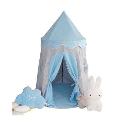 China Nylon+pvc Various Bracket Spinning Promotional Goods Using Princess Castle Playhouse Tent for sale