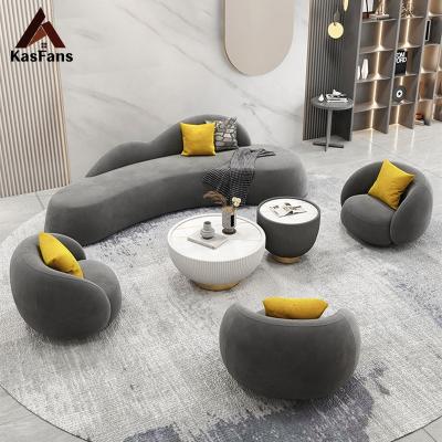 China Wholesale Customized Single Lobby Sofa Chair Sofa Padded Seat Comfortable Chair Minimalist Velvet Leisure Villa for sale