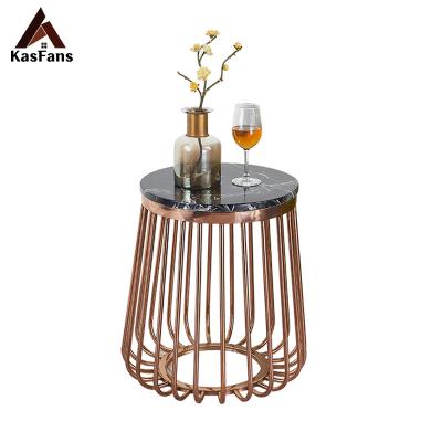 China Affordable Customized Size Customized Side Tables Tempered Glass Coffee Tables Apartment Stainless Steel Mini Tables Low Price for sale