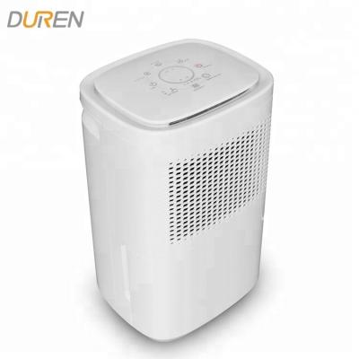 China 2.2L Adjustable Humidistat Water Tank Removable LED Display Automatic Defrost Electric Dehumidifier Home for sale