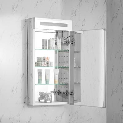 China Wall Mounted Medicine Cabinet Bathroom Hotel Medicine Cabinet Bathroom Furniture Mirror Storage Modern Luxury Cabinet for sale