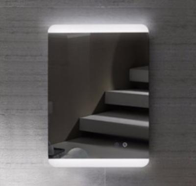 China Luxury Mirror Fog Light Dimmer Bathroom Mirror Light Hotel Toilet Room LED Cabinet Light Digital Mirror for sale