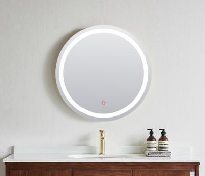 China Magnifying Mirror Led Smart Illuminated Backlit Clear Lighted Bathroom Mirror Clock Speaker Bluetooth Washroom Mirror for sale