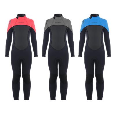 China Wetsuit 2.5MM Long Sleeve Sunscreen One-Piece Hot Surf Suit Unisex Wetsuit Girls Boys Swimsuit Diving Mothers Clothing for sale