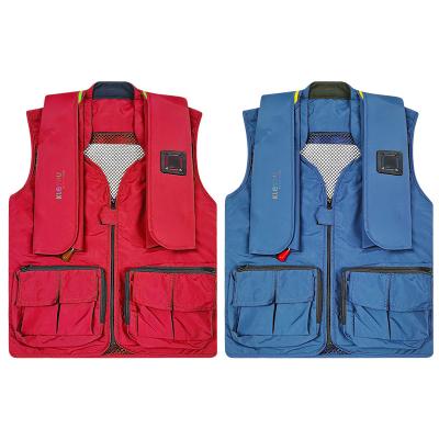 China Unisex Adult Large Buoyancy Vest Road Rescue Ya Sports Kayaking Invest Upstream Swimming Carrying Current for sale