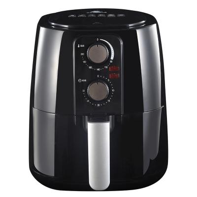 China Double Pot Air Fryer Stainless Steel Portable Multifunctional Commercial Pressure Cooker Air Deep Fryer 4.5L for sale