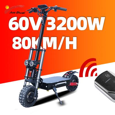 China Fashionable 105km Electric Scooter 26AH 3200W Battery Powerful With 11inch Motor Wheel Adult E Scooter Folding Patinete Electrico Scooter for sale