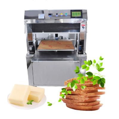 China Hotels Bakery Horizontal Automatic Hamburger Bread Cutting Machine for sale