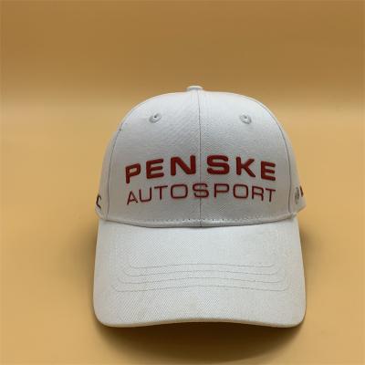 China Custom COMMON Rubber Logo Any Design Wholesale 6 Panel Hat Factory White Sports Hats for sale