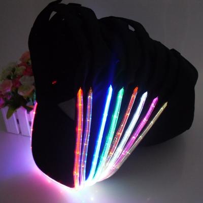 China COMMON Colorful Led Frame Cap With New Design Led Lighted Caps With Logo for sale