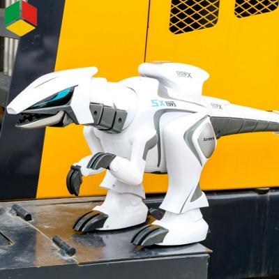 China Funny Toy QS EN71 Rc Walking And Dancing Battery Operated Radio Control Dinosaur Robot Toys For Kids With Light And Sound for sale