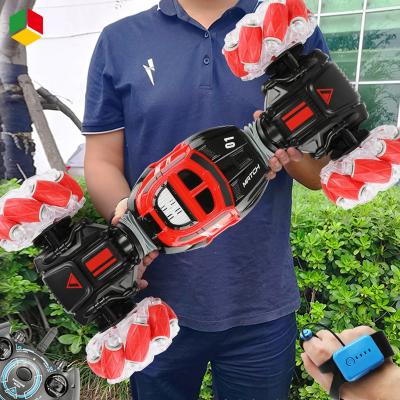 China RC Hobby QS 1:16 Gesture 4WD R/C Car Stunt Car Twisting Kid Boy Toy Electric Climbing Remote Control Car Gesture Sensor Stop Electric for sale