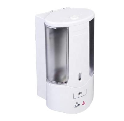 China Double Automatic Liquid Soap Dispenser 450ML Mini Wall Mounted Public Places Soap Dispenser Touchless Hand Sanitizer 2021 New for sale