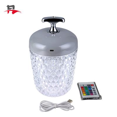 China Modern Crystal Bedroom Bedside Atmosphere Pine Cone St Louis Fill Lamp for sale