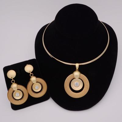 China 24k gold CLASSIC Dubai latest design hot sale fashion african jewelry sets for sale