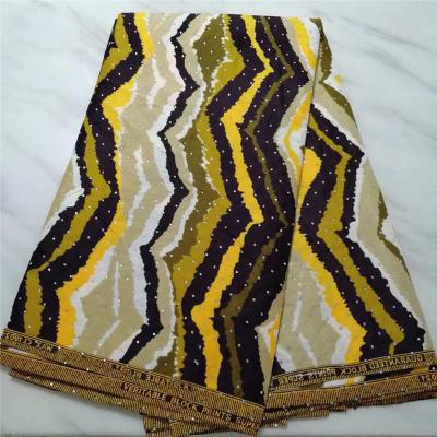 China Real Anti-UV Vintage African Wax Prints Wax Fabric Wholesale Ghana Polyester Popular Ankara Stones Wax for sale