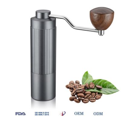 China Eco-friendly Grinder Hot Buy Hand Selling Coffee Burr Electric Arabic Professional Coffee Maker Portable Flat Grinder for sale