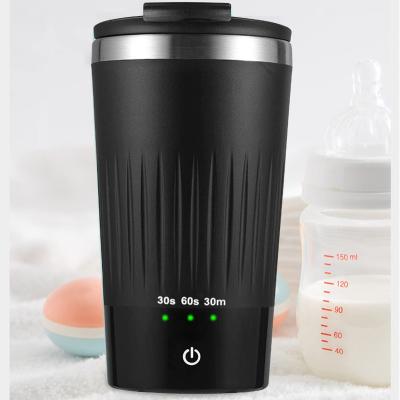 China Viable Stainless Steel Brewing Coffee Mug Wireless Automatic Self Design Silicone Automatic Coffee Mug for Office for sale