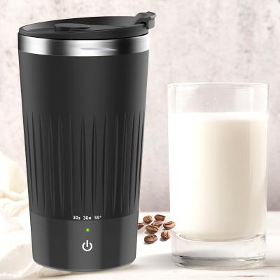 China Multiple Function Strong Magnetic Stirring Self Stirring Mixing Cup With Constant Temperature for sale