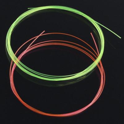 China None 0.5mm-3.0mm Red Green Orange Fluorescent Fiber Optic for sale