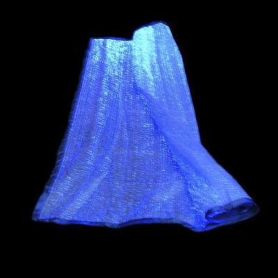 China Viable Luminescent LED Cloth Fiber Light Cloth Luminescent Textiles Glow In The Dark Luminous LED Cloth for sale