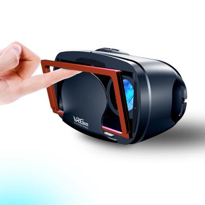 China Hot Selling Environmental Protection ABS VR Virtual Reality 3D Wide Angle Pro Glasses With Headset for sale