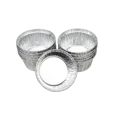 China Disposable Aluminum Foil Muffin Cupcake Pan 2000 Pcs Microwave Eco-friendly Mini Round Molds for sale