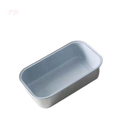 China Cool Food 168x108x35mm Aluminum Foil Casserole Inflight Meal Aircraft Use AL168108-W for sale