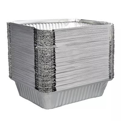 China Eco - Friendly Disposable Action Packed Goods Aluminum Foil Food Container , Aluminum Baking Tray for sale