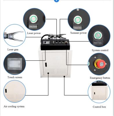 China 60W Non Contact Laser Rust Removal Machine Safety And Environmental Protection for sale