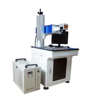 China Multifunction 3W Portable Fiber Laser Marking Machine For Nonmetal / Metal for sale