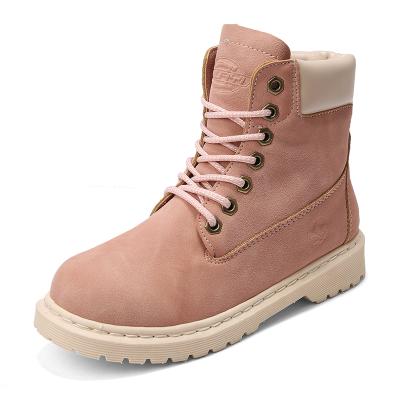 China Anti-smell Autumn Solid Color Factory Direct Wild Women's Boots British Wind Street Girls Boots for sale