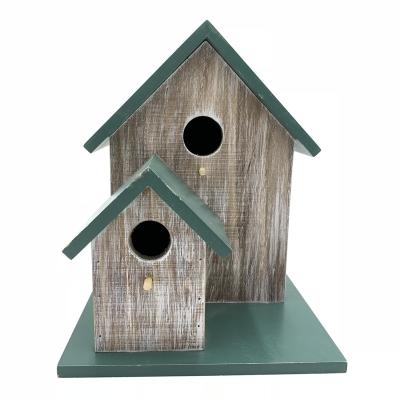 China Europe new unfinished wooden bird house wholesales for crafting, creating and decorating for sale