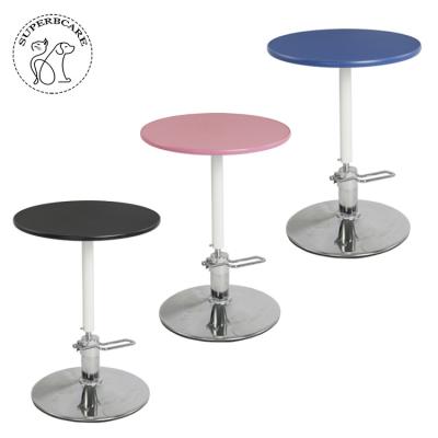 China Sustainable Rotary Cheap Hydraulic Dog Grooming Round Table For Cat for sale