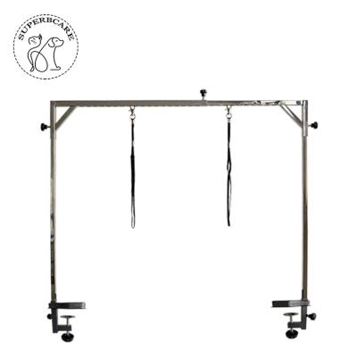 China Viable Not Sit Overhead Pet Hip Stand Pet Grooming Table W /arm Foldable Frame for sale