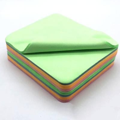 China 100%Polyester Microfiber Glass Wiping Custom Glass Eye Cleanning Cleaning Cloth for sale