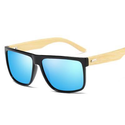 China Fashion Sunglasses Shade 2022 Custom Made Mens Womens Square Polarized Luxury Sun Shade Bamboo Sunglasses for sale