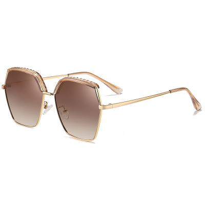 China Luxury Fashion Polarized Men's Sunglasses Women Glass Sunglass Retro Sun Glasses Fashion Sun Glasses for sale