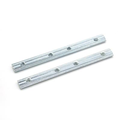 China Aluminum Profile M5 100mm Long Linear Bar Connector For 2020 Series Aluminum Profile for sale