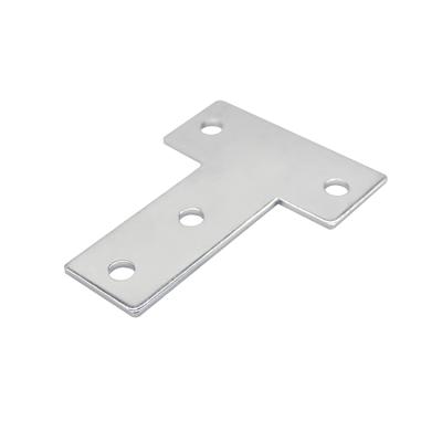 China Steel Customized T-shaped Aluminum Connecting Plate 40 Aluminum Connecting Plate for sale