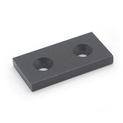 China Black 20*40 Aluminum Aluminum Profile Lid Decorations Industrial End Cap Assembly Line for sale