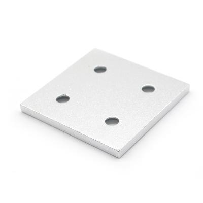 China Decorations Aluminum Plate Processing Profile Cover 60*60mm For 60 Series Aluminum Profile for sale