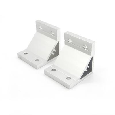 China 90 degree aluminum profile aluminum socket bracket thickened aluminum profile angle corner joint for 6060 series for sale