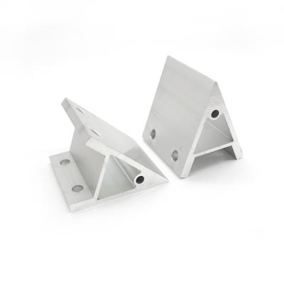 China 45 Degree Connector Aluminum Profile Thickened Aluminum Corner Piece Angle Profile 80 Aluminum Fastener for sale