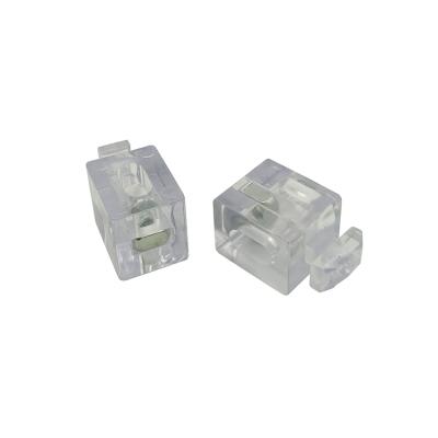 China 4040 Connections 2021 Custom Plastic Transparent Fixed Block Aluminum Plate Connection Block for sale