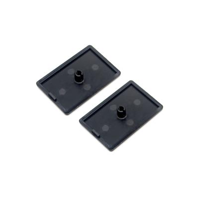 China Aluminum Profile Plastic Pipe Black End Cap Cover For 40mm x 60mm Aluminum Extrusion for sale